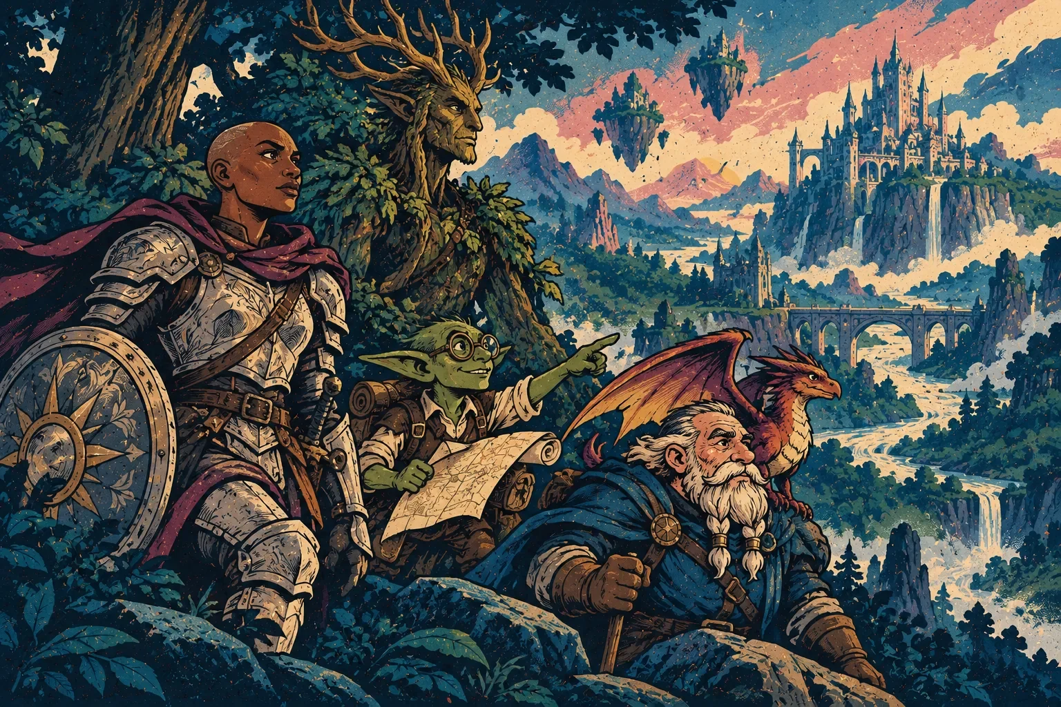 Fantasy worlds by authors